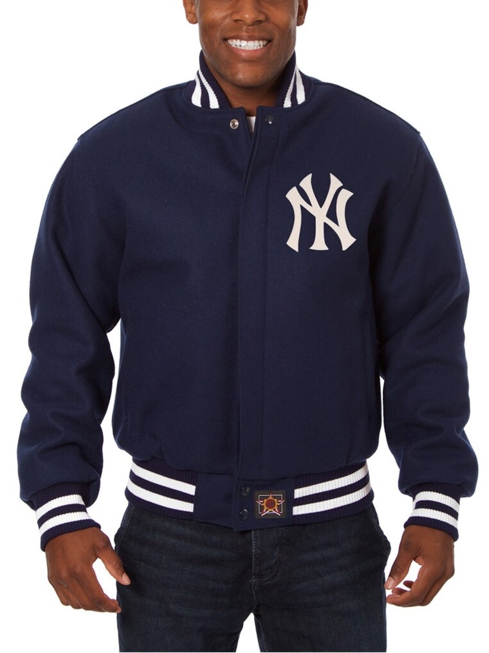 New York Yankees Navy Varsity Bomber Jacket